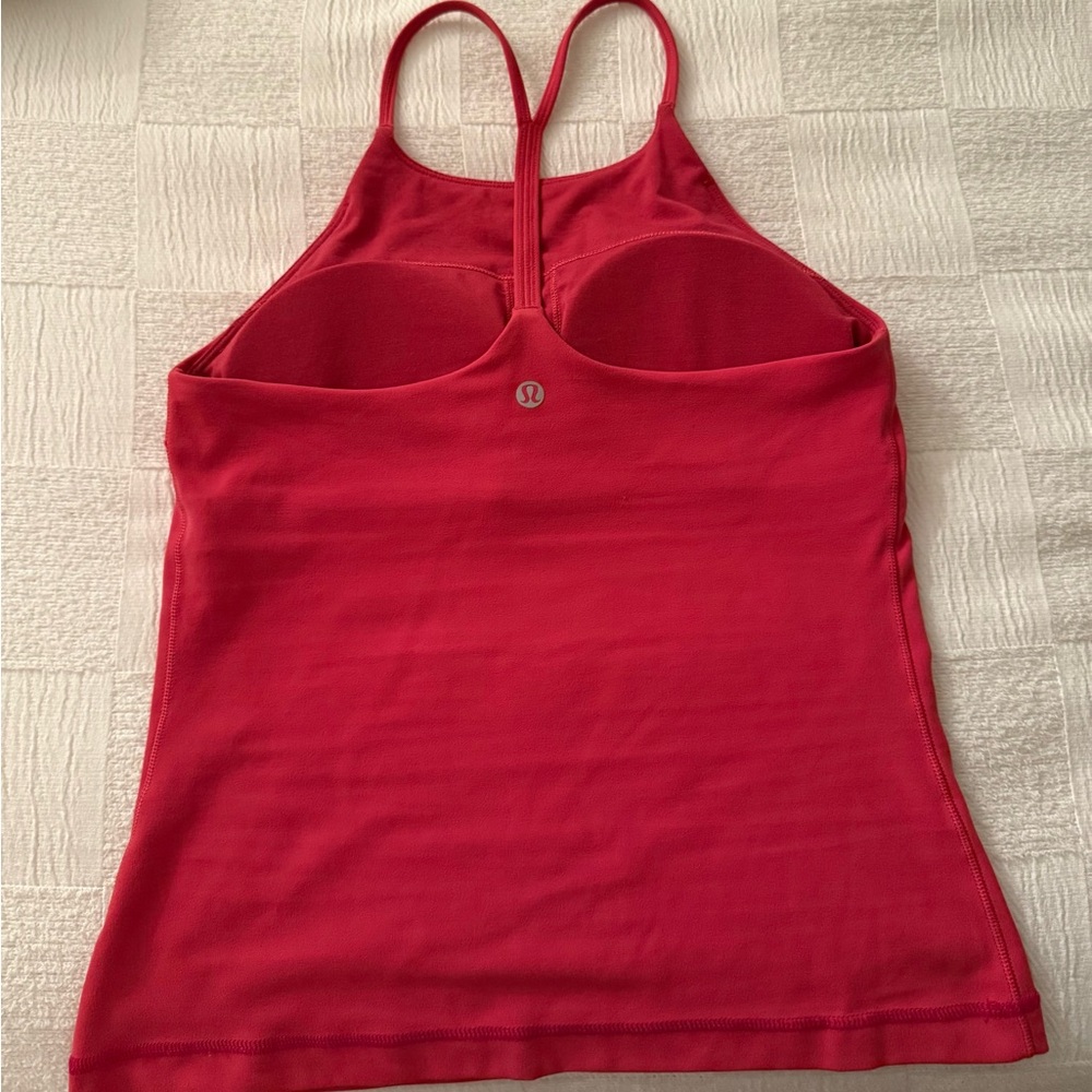 lululemon athletica hot pink racer back tank